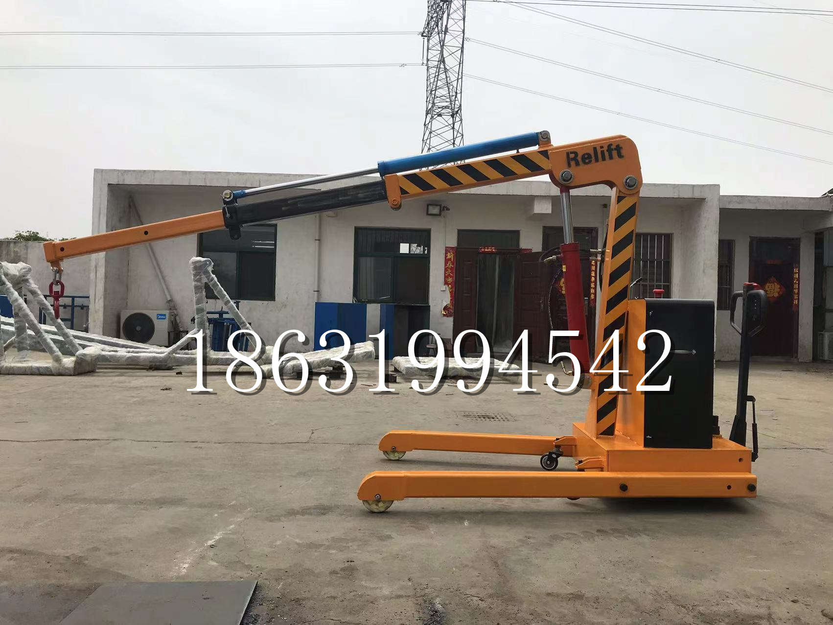 察哈尔右翼前旗久征定做3吨三轮随车吊 农用园林绿化移树吊 平板工程用小吊机