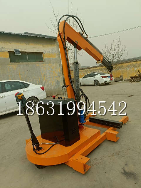 察哈尔右翼前旗自卸车厢随车吊 自制轮式四不像起重机 四驱平板吊 5吨 贵盛